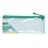 Meeco Pencil Bag Large Clear 340 x 135mm Green Zip
