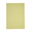 Meeco A4 Secreterial Folder PVC Yellow 10s