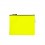 Meeco A4 Zip Book Bag Nylon Neon Yellow