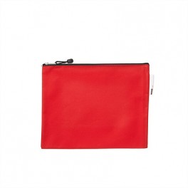 Meeco A4 Zip Book Bag Nylon Red