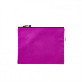 Meeco A4 Zip Book Bag Nylon Violet