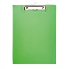 Meeco A4 Clipboard With Flap Green