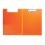 Meeco A4 Clipboard With Flap Orange