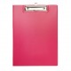 Meeco A4 Clipboard With Flap Pink