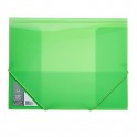 Meeco Elastic A4 Carry Folder Neon Green