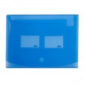 Meeco A4 Expanding File 12 Division Translucent Blue