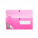 Meeco Expanding File DL Envelope Size 6 Division Pink