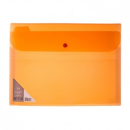 Meeco A4 Expanding File Economy 6 Division Orange
