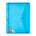 Meeco A4 Fileable Carry Folder Blue