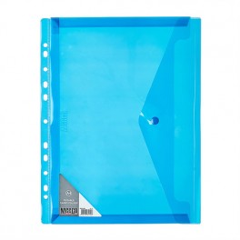 Meeco A4 Fileable Carry Folder Blue