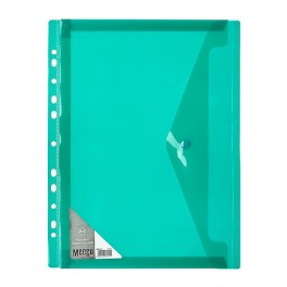 Meeco A4 Fileable Carry Folder Green