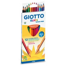 Giotti Elios Tri Coloured Pencils 12s