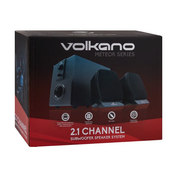 volkano meteor series 2.1 speaker system