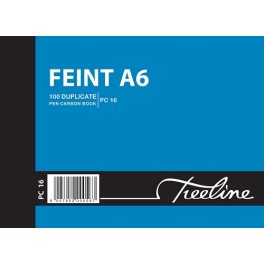 Treeline A6L Duplicate Book Feint