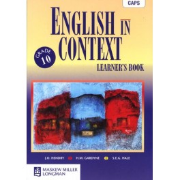 English in Context Grade 10 Learner's Book 9780636081765