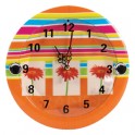 Rainbow Kitchen Clock
