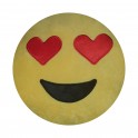 Emoji Pillow - Heart Eyes