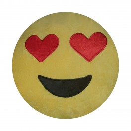 Emoji Pillow - Heart Eyes