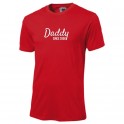 Daddy Since YYYY Personalised T-Shirt Red