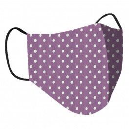 Clinic Gear Ladies Printed Reusable Protective Face Masks Dots