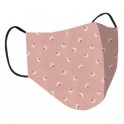 Clinic Gear Ladies Printed Reusable Protective Face Masks Pink