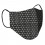 Clinic Gear Mens Printed Reusable Protective Face Masks Black