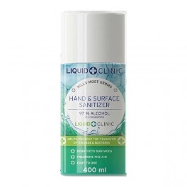 Liquid Clinic 400ml Hand & Surface Aerosol Sanitiser 97%