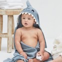 Elegant Baby Bath Wrap/Towel Slate Shark