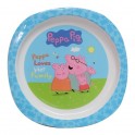 Peppa Pig Shaped Plate